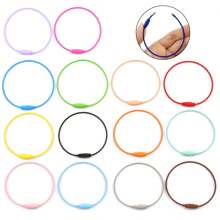 5pcs 1.5mm Thick 150mm Long Steel Wire Rope Key Ring With Colored Spray Paint, Diy Jewelry Making Accessories, Baking Varnish Steel Ring, Creative Pendant Accessories
