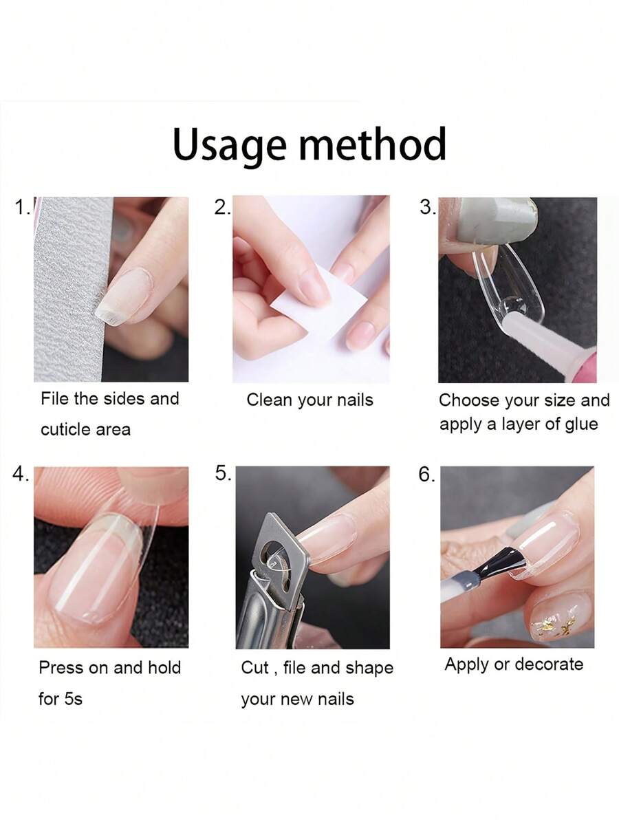 10 Pièces 2g Colle À Ongles Professionnelle Pour Ongles En Acrylique Colle À Ongles Super