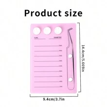 1pc Acrylic Material Magnetic Eyelash Extension Holder With Anti-drop Design For Tweezers - Pink - View 6