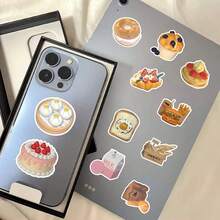 60pcs Mixed 3d Food Stickers, Cute Personalized Creative Decorative Waterproof Stickers - 3D food - View 2