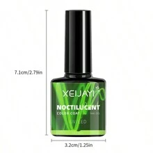 XEIJAYI XEIJAIYI 1PC 8ML Glow In The Dark Gel Nail Polish - Luminous Top Coat For Home Salon Manicure And DIY - Long-Lasting And Durable - Green - View 6