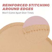 2pcs Swimsuit Bra Pads Sewing Inserts Enhancers Sporting Chest Pads Gathered Bra Accessories For Women - Apricot - View 5