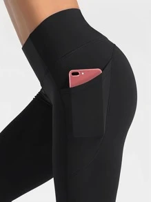 Lynfun Women's High Waist Thermal Lined Thermal Leggings, Opaque, With Phone Pocket, Warm Tight Pants For Running, Workout, Winter,Fleece