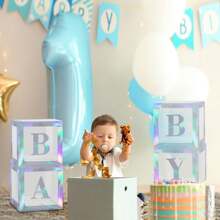 1 pièce Boîte à lettres transparente personnalisée pour anniversaire, mariage, boîte à ballons avec nom, décorations pour 1er anniversaire, miel/chérie/chéri, décorations de Noël, grande boîte transparente, décorations pour fête, décoration de maison, décoration de cheminée, boîte de douche (les matériaux en papier sont sujets à la casse)