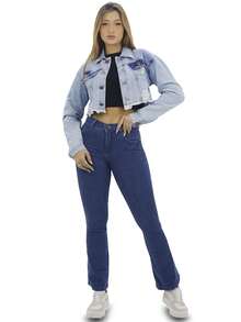 Women Pants - 藏蓝色 - 查看 4