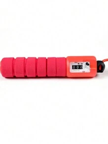 1pc Fitness Professional Counting Jumping Rope - Red - View 4