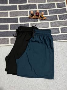 Men Shorts - Dusty Blue - View 3