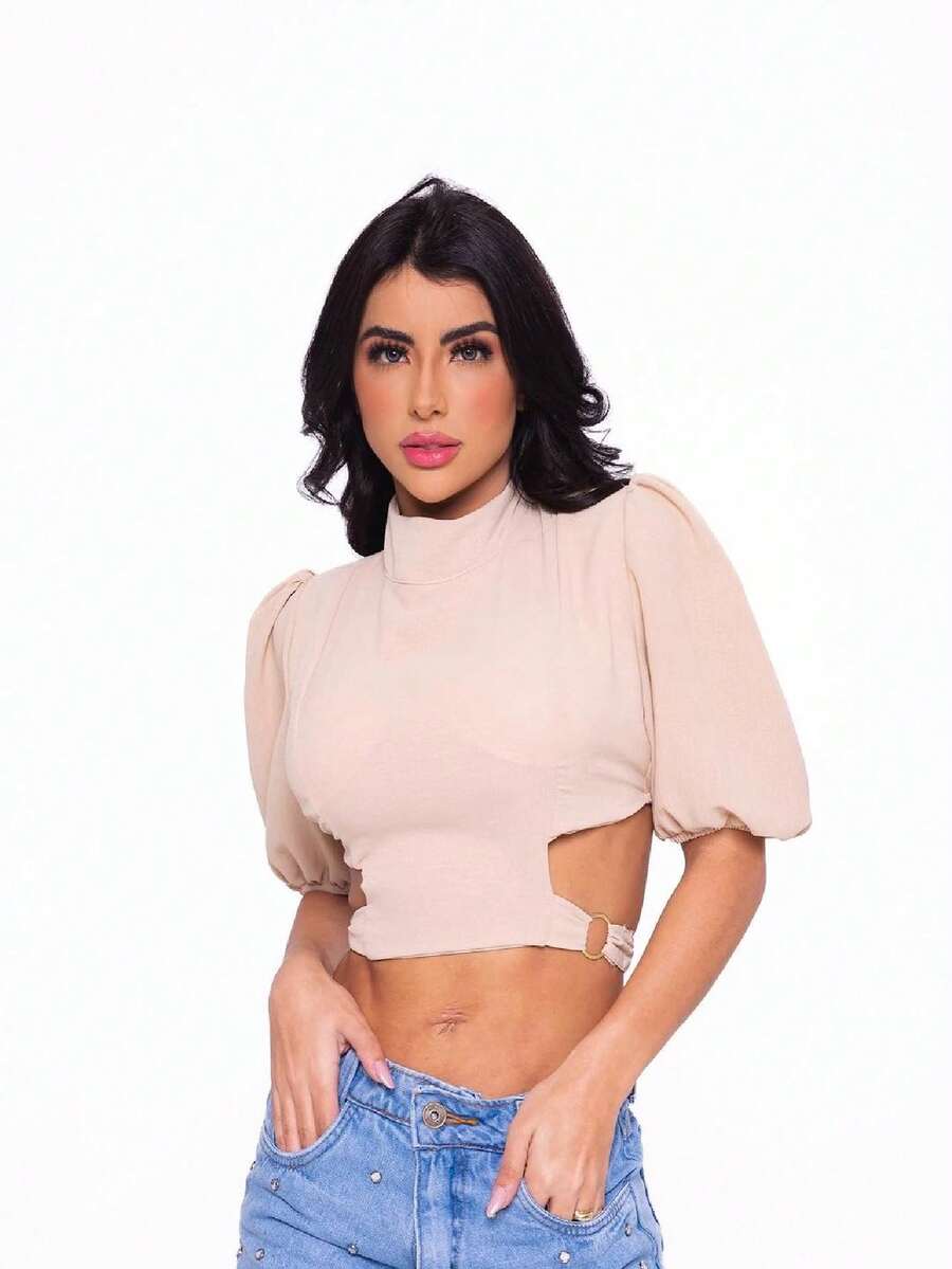 Women Tank Tops & Camis - 米色 - 查看 1