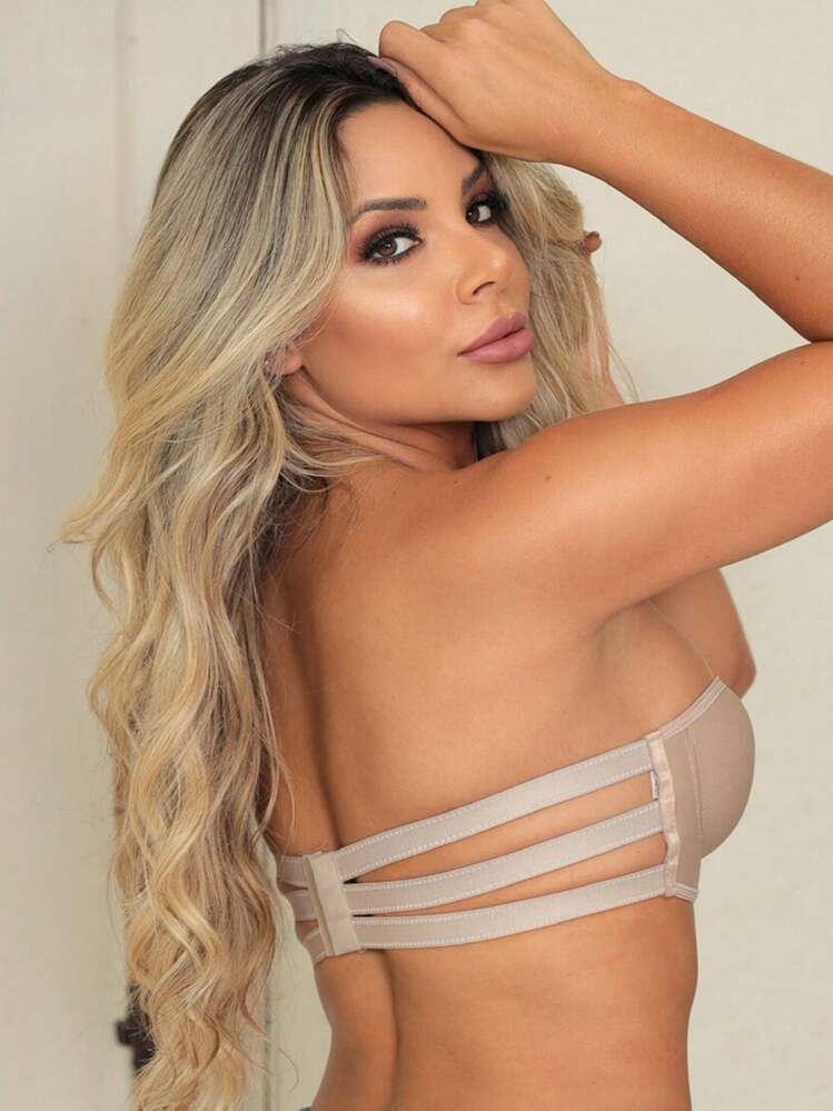 Moda Íntima Sutiã Tomara Que Caia - Cores Variadas - Caramelo - Visão 2