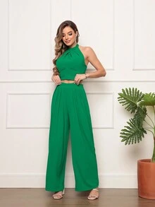 Women Tank Tops & Camis - màu xanh lá - Xem 3