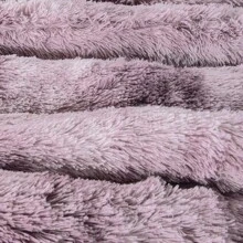 Concord COBERTOR BORREGA PELUCHE PELO LARGO - Morado Violeta - Ver 3