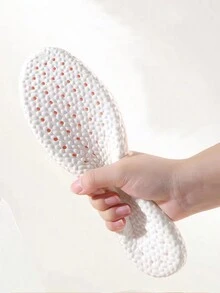 2入組自發熱保暖鞋墊,加毛拱形支撐鞋墊,男女冬季運動鞋自發熱鞋墊 - 灰色 - 查看 6