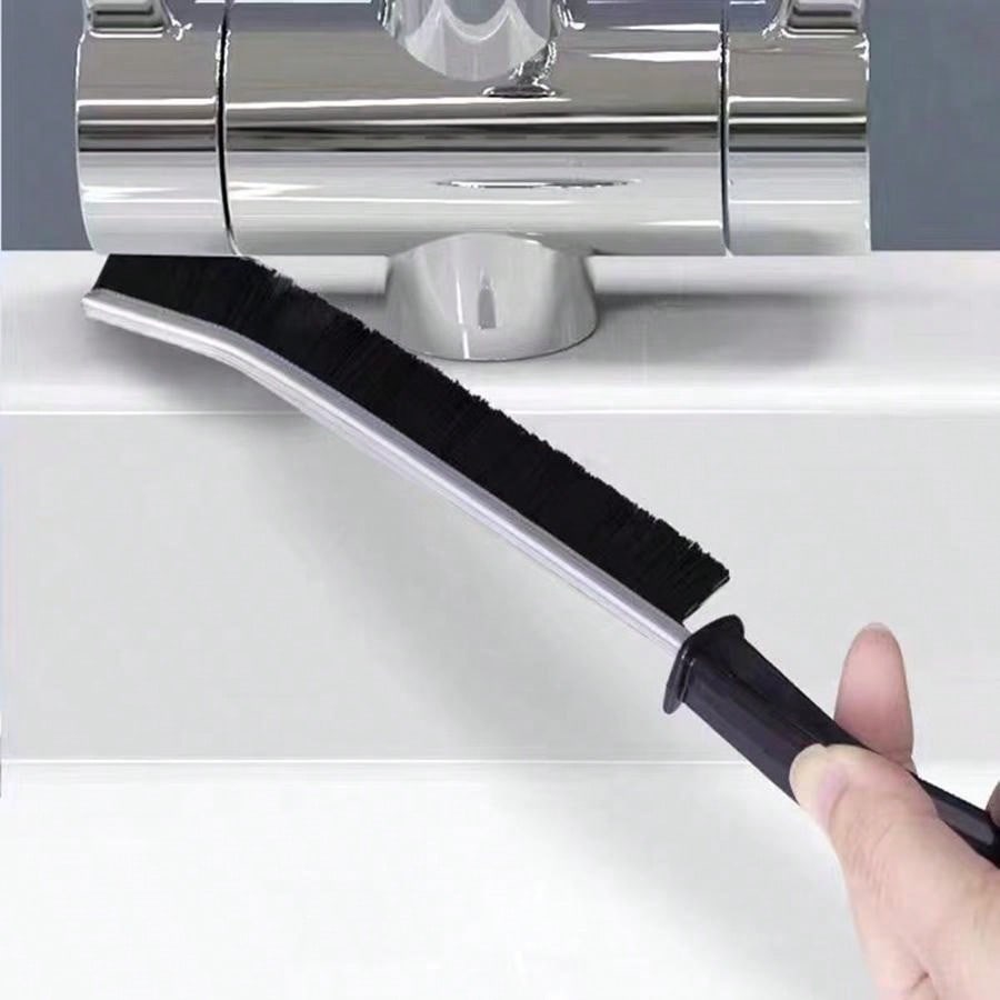 2pcs Bathroom Gap Cleaning Brushes For Toilets, Windows, Sliding Doors