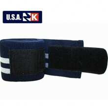 Knee Wraps Knee Bandage Crossfit Gym Support Band Blue White