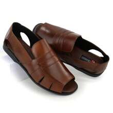 Men Sandals - 棕色 - 查看 9