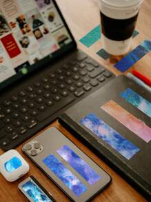 10 cái Giác quan Hình dán Keo dán Hình dán Giải tỏa áp lực Quân nhu Keo dán Dính Hình dán Điện thoại Trở lại Hình dán Căng thẳng Đính đá Áp lực Phụ kiện PVC - Nhiều màu - Xem 1