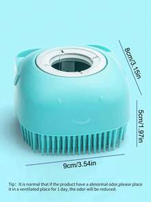 1入組矽膠寵物毛刷