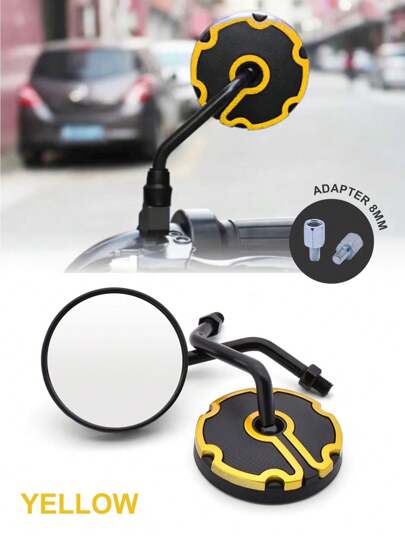 Espejos retrovisores estilo deportivo 10mm / 8mm para scooter motocicleta bicicleta eléctrica universales