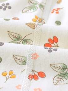 YOUQi 寶寶女孩長袖中式印花禮服,適合室內外穿著,適用於1周歲生日派對,四季皆宜