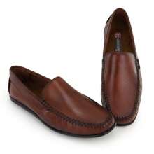 Men Loafers - màu nâu - Xem 7
