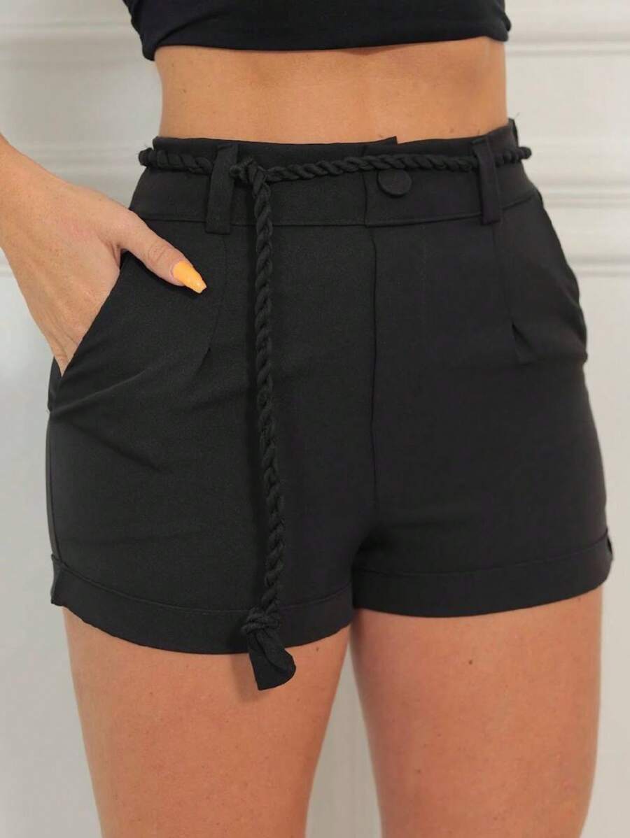 Women Shorts - Black - View 1