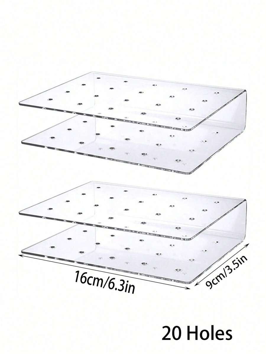 20holes Transparent Acrylic Cake & Dessert Stand, Lollipop & Cupcake