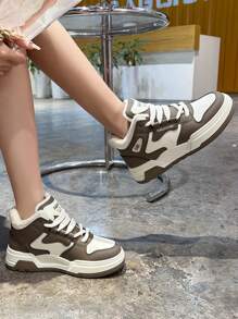 Women Daily Wear Fashionable Comfortable Casual Shoes - Brown - View 6