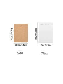 100/200pcs Jewelry Packaging Cards For Earring And Stud Storage