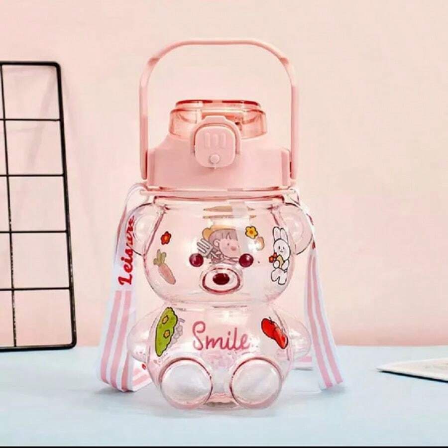 VASO OSO CON STICKER - Rosa - Ver 1