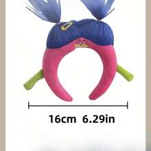 1pc Funny Face Washing Headband Hair Accessory In Pink - Pink - View 11