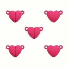 5 Men răng Hình trái tim Móc cài nam châm & 1 đôi Cặp đôi Vòng tay Với Từ tính Vật rủ xuống Phụ kiện trang sức DIY - 5 cặp - Xem 17