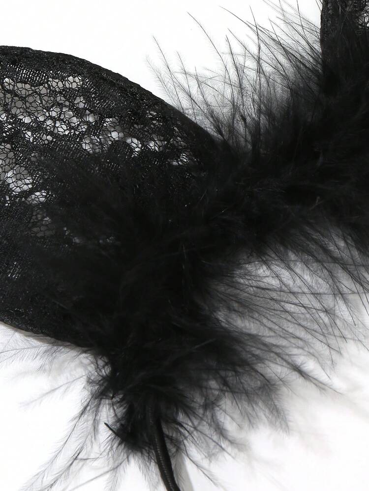 3 pezzi/1 pezzo Fascia per capelli con fiocco e orecchie da
