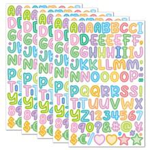 15 Sheets 0.5 Inch Cartoon Letter Stickers Set, 1350pcs Decorative Stickers For Notebook, Journal, Colorful - Multicolor - View 1