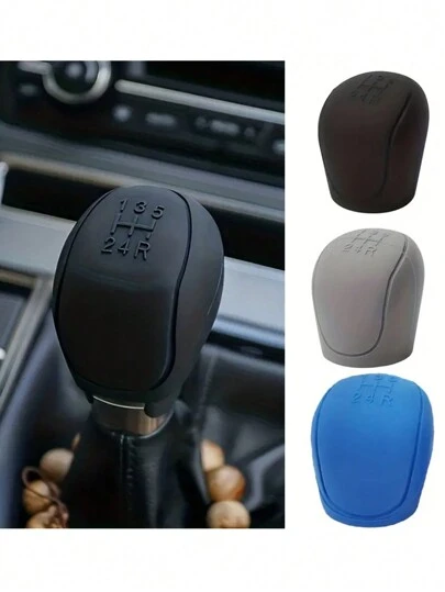 1pc Silicone Car Manual Gear Cover Shift Protection Cover