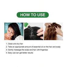 1 件装 辫子发油，浅棕色，50 毫升，滋养头皮，顺滑秀发，强韧和修复头皮和头发 - 淺棕色 - 查看 9