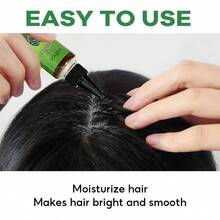 1 件装 辫子发油，浅棕色，50 毫升，滋养头皮，顺滑秀发，强韧和修复头皮和头发 - 淺棕色 - 查看 8