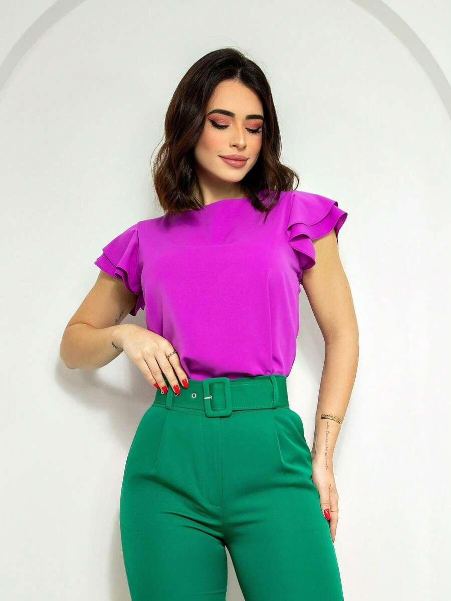 Women Tops - Màu tím - Xem 1