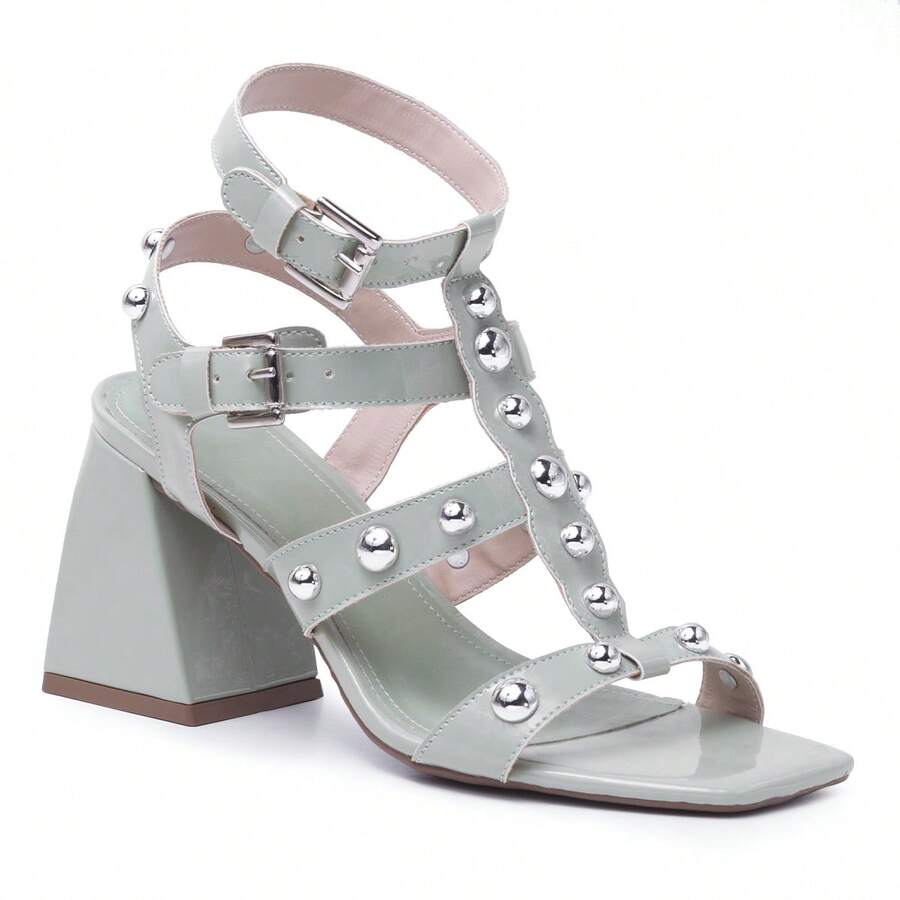 Women Flat Sandals - 綠色 - 查看 1