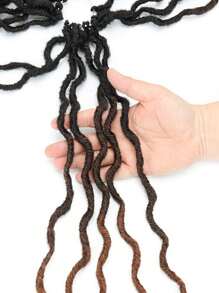 1-6Packs Locs Ombre Crochet Hair, Goddess Locs Faux Locs Roots Dreadlocs Synthetic Braiding Hair Extensions