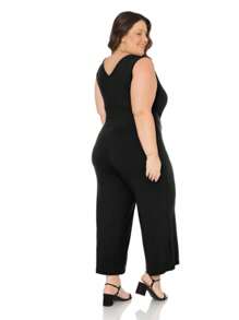 Plus Size Jumpsuits - màu đen - Xem 4