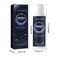 60ml Brightening Glitter Spray, Meets Collarbone Hair Halloween Party Nightclub Outfit Film Finishing Highlighter Glitter Spray