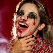3 Piezas  Sangre Falsa Halloween Dia Muertos Disfraz Disfraces Broma Vampiro Zombie Liquida Artificial Noche Brujas Blood Utileria Maquillaje - Rojo - Ver 2