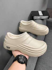 TOLLN 女款冬季保暖增厚,防寒防水防油毛絨鞋