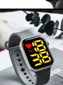 Women's Digital Watches - 紅色 - 查看 2