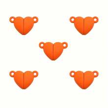 5 Men răng Hình trái tim Móc cài nam châm & 1 đôi Cặp đôi Vòng tay Với Từ tính Vật rủ xuống Phụ kiện trang sức DIY - 5 cặp - Xem 18