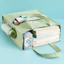 Black Portable Document Bag Tutorial Bag - Black - View 2