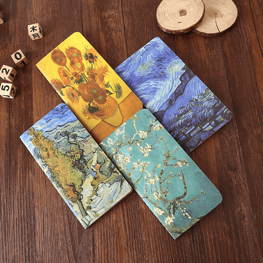 Portable Multipurpose Notebook With Oil Painting Design SHEIN USA