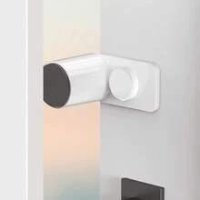 Safety Anti-pinch Snap Lock Rotating Safety Door Stopper Door Plug Anti-door Switch Insurance Door Lock For Controlling Door Switch - White - View 6