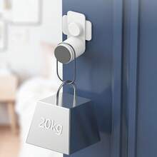 Safety Anti-pinch Snap Lock Rotating Safety Door Stopper Door Plug Anti-door Switch Insurance Door Lock For Controlling Door Switch - White - View 3