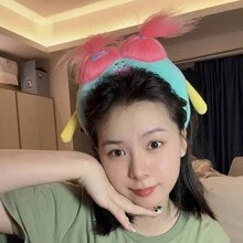 1pc Funny Face Washing Headband Hair Accessory In Pink - Pink - View 10